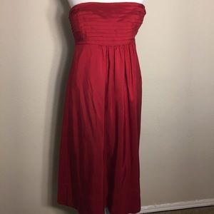 Banana Republic Women’s Strapless Silk Dress